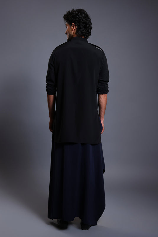 CF kurta blue-black