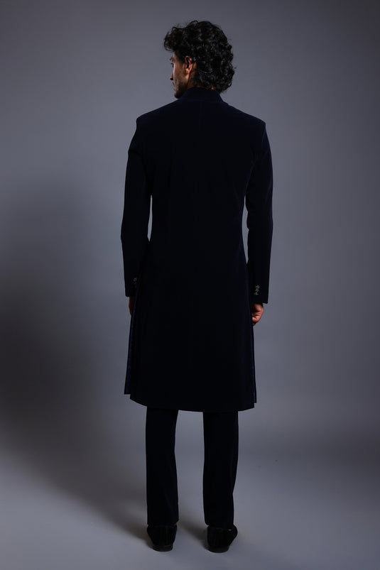 CF classic sherwani black