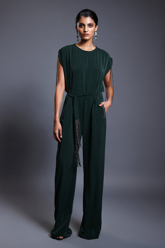 CF jumpsuit emerald