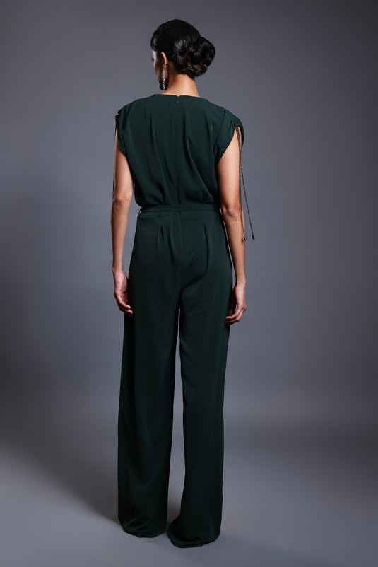 CF jumpsuit emerald