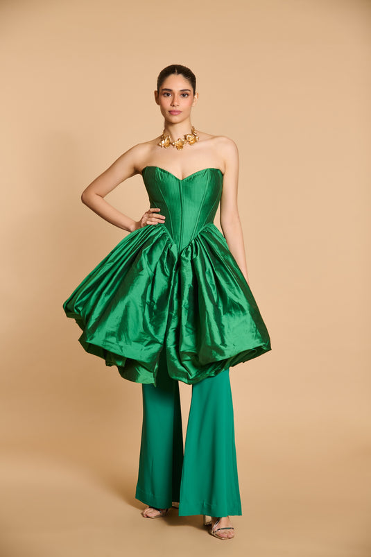 Spectrum bauble corset green