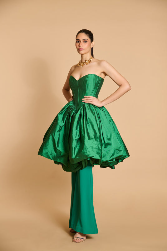 Spectrum bauble corset green