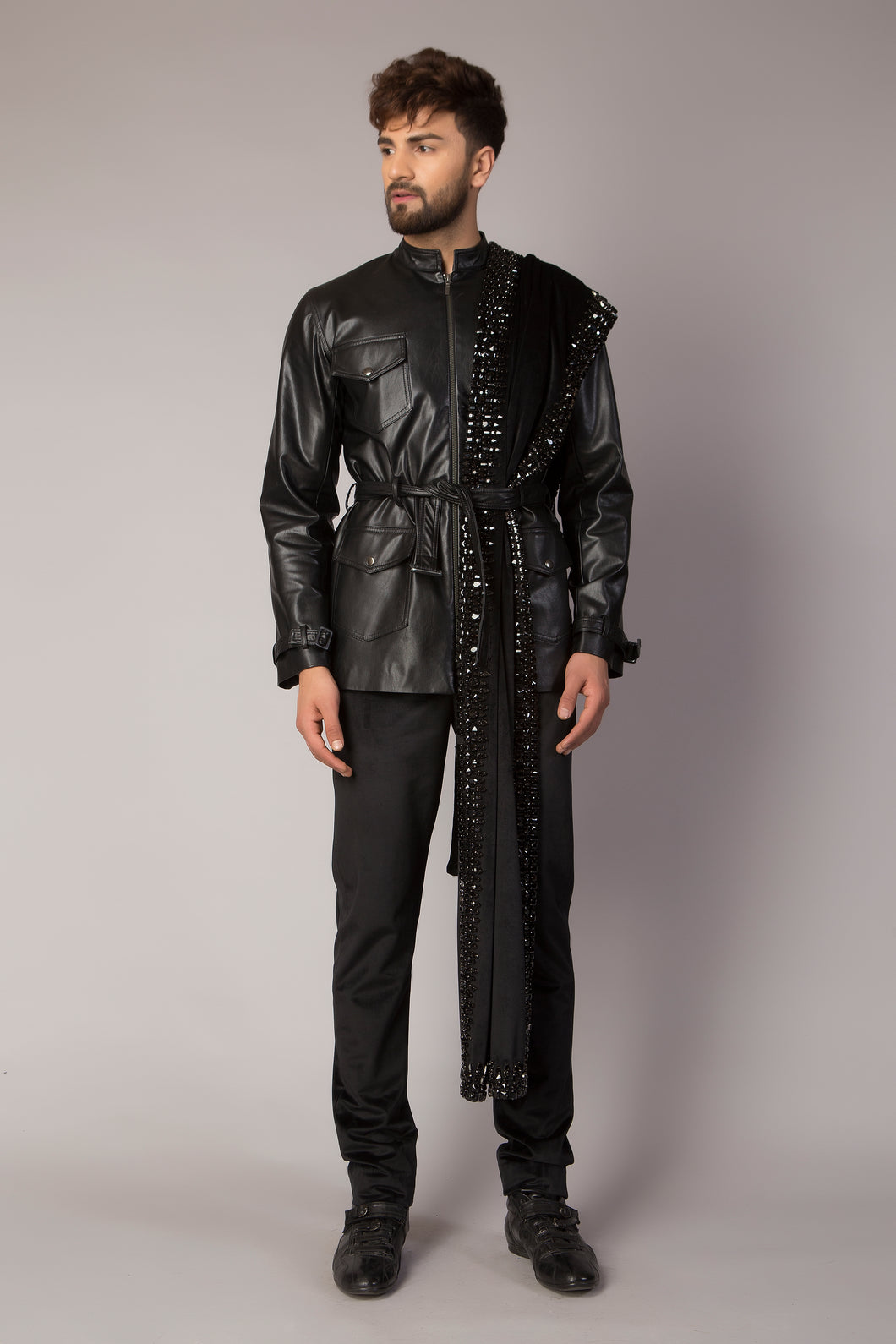 Men's Black Disco Jacket Costume